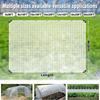 ABMH-Waterproof Clear Tarps With Grommets, 6X8 FT Heavy Duty Greenhouse Tarp, Clear Greenhouse Cover