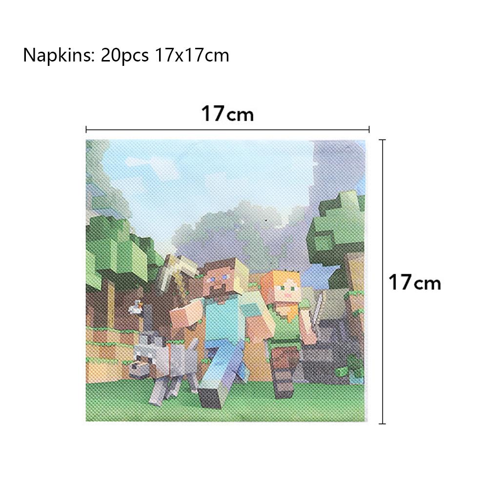 51 шт. принадлежности для вечеринки по случаю дня рождения шахтера включают скатерть, тарелки, салфетки, чашки