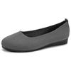 Fashion Plus Size 43 Mesh Knitted Ballet Flats Women Lightweight Soft Sole Shallow Loafers Woman Non-Slip Breathable Flat Ladies Shoes