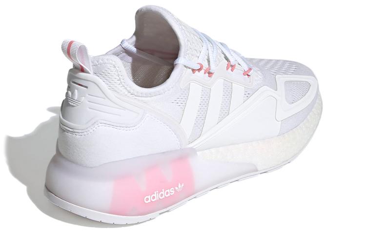 Women's Sneakers adidas ZX 2K Boost White Pink (Women's) Cloud White/Cloud White/Supplier Colour
