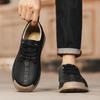 Мужская повседневная кожаная обувь ручной работы Лоферы Мокасины Мужские туфли на плоской подошве Обувь для вождения