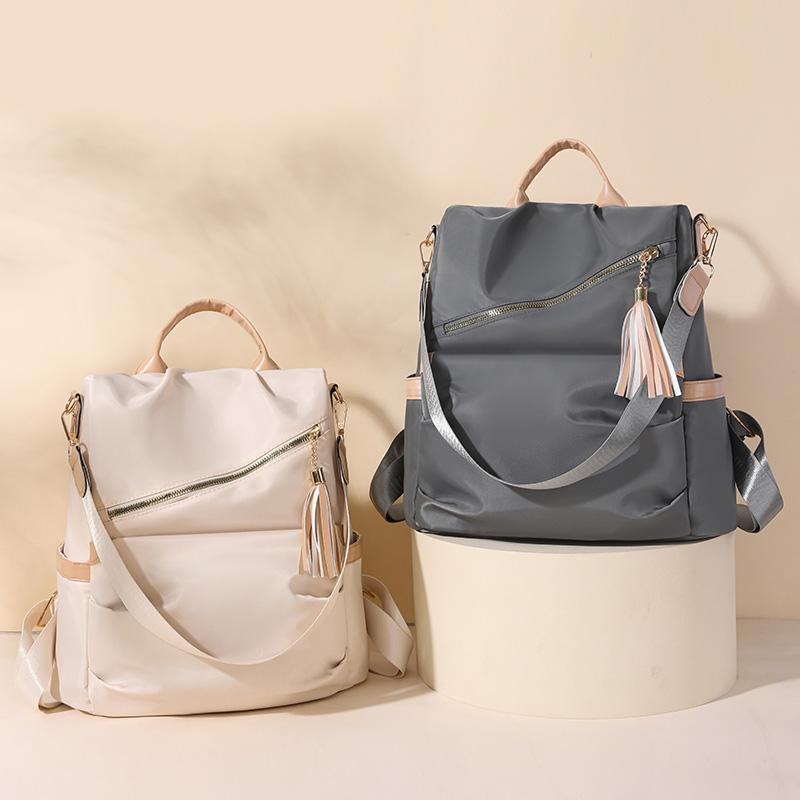 Цветовая коллизия дизайн плечи/ручной легкий нейлон с регулируемыми ремнями для ежедневного использования унисекс модный рюкзак