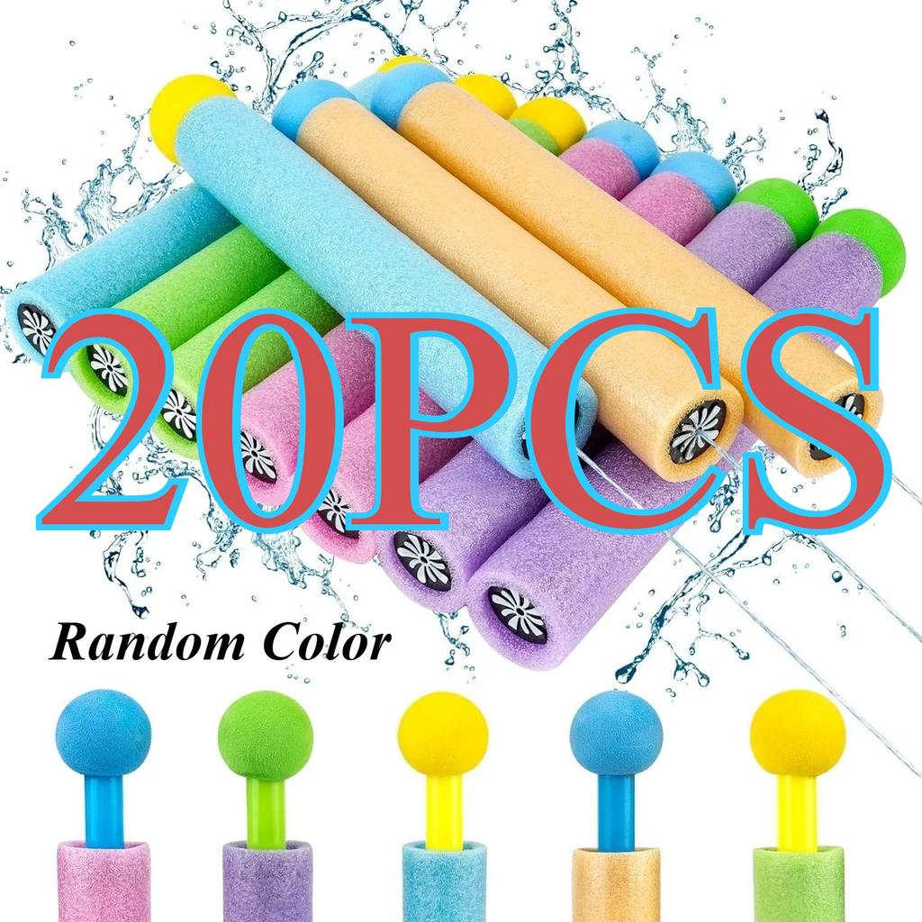 5/10 Pcs Kids Water Guns Set – Foam Bubble Sprayer Blaster with Detachable Nozzle, Beach & Pool Summer Toys for Outdoor Play