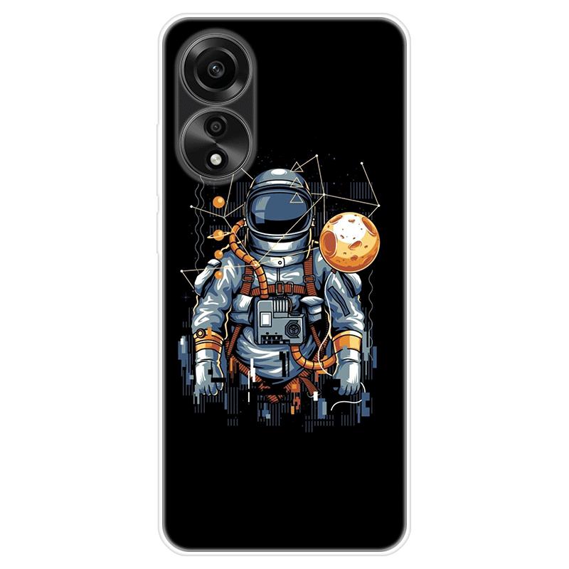 Для OPPO A58 A 58 4G чехол Мягкая силиконовая задняя крышка Мультяшный чехол для телефона Разнообразие