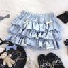 2026 Sweet Lace High-Waisted Japanese Fluffy Skirt - Spicy Girl Style
