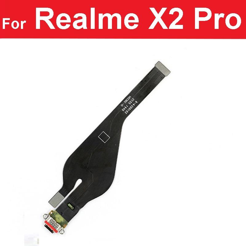 USB-плата для зарядки, док-станция, гибкий кабель для Realme X50 Pro X7 Pro X3 X2 Pro X Lite XT X, разъем USB-порта для зарядного устройства, детали ленты