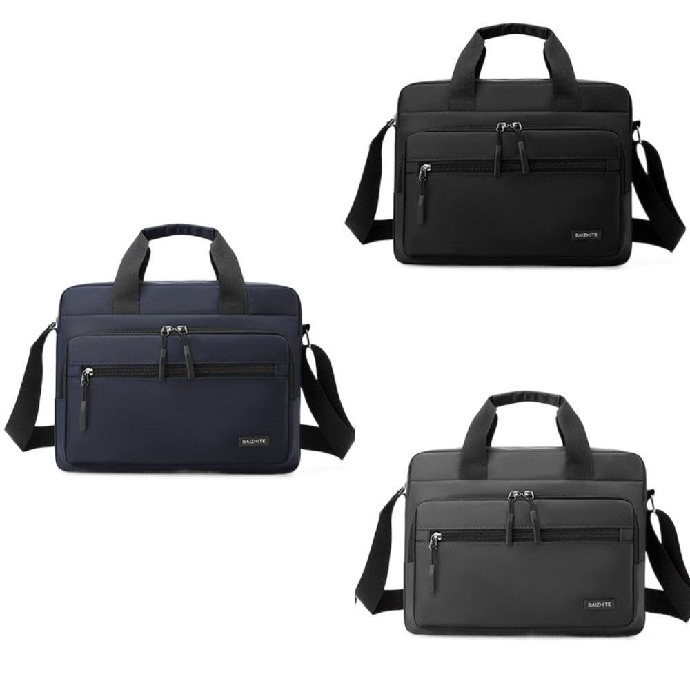 Large-capacity Men Business Briefcases Oxford Cloth Crossbody Sling Bag Simple Laptops Handbag Man