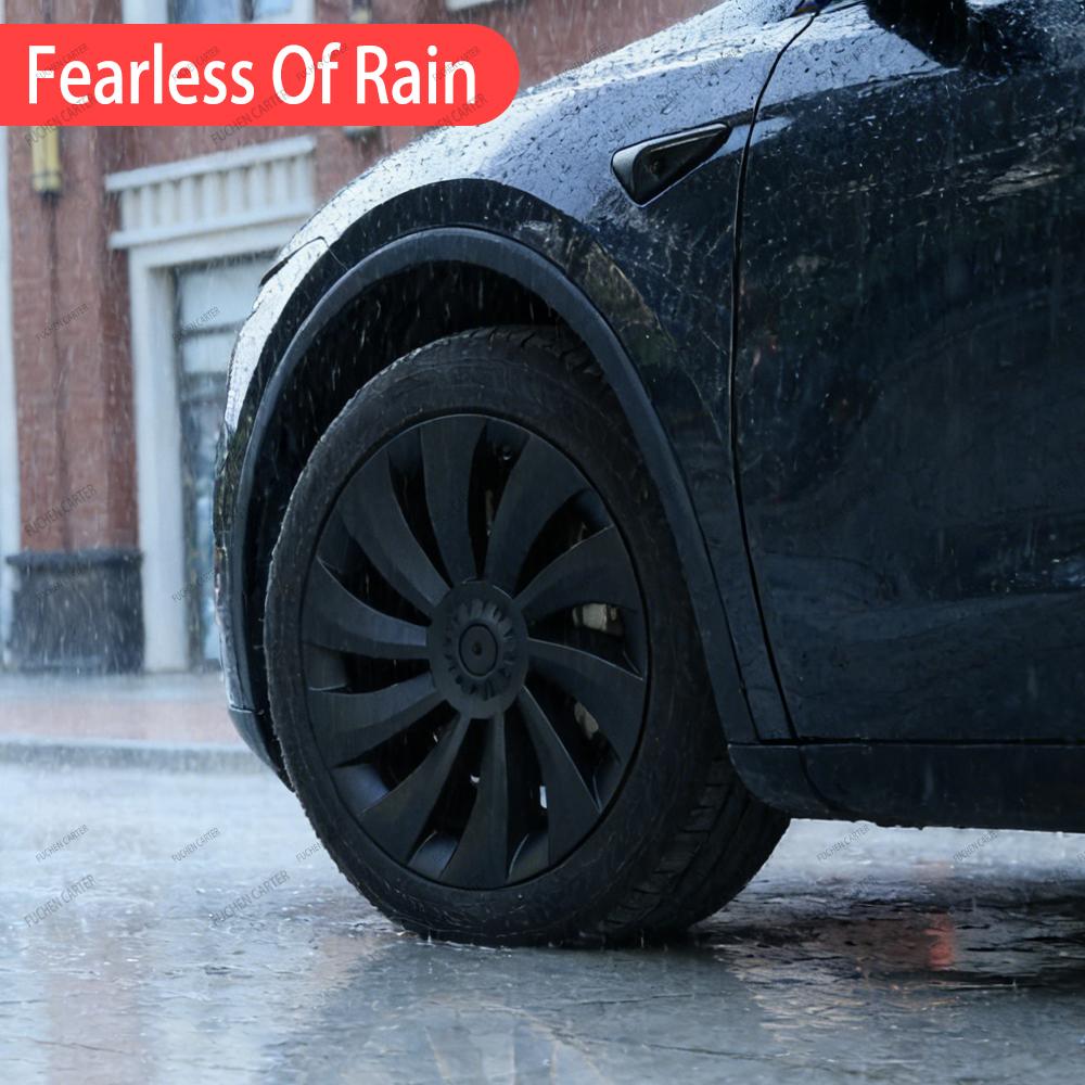For Tesla Model Y Juniper 2025+ 4PCS Hub Cap19 Inch Car Replacement Wheel Cap Performance Automobile Hubcap Cover Accessories