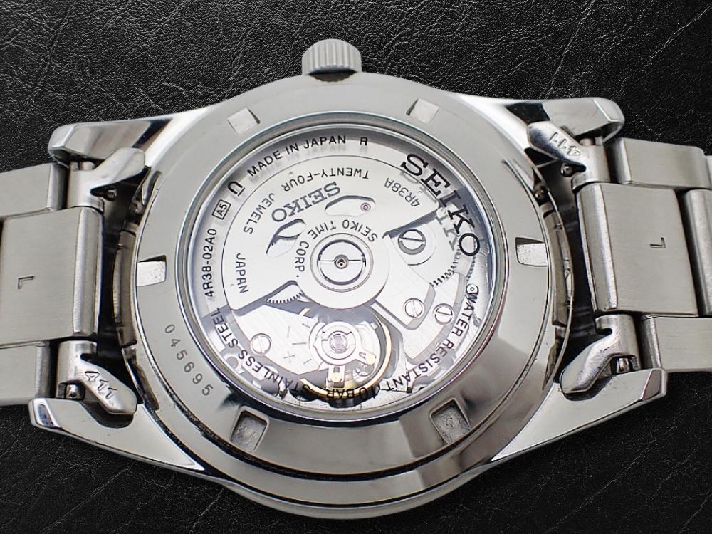 Seiko Selection SCVE051 Cal.4R38A SS Open-Heart Blue Dial Automatic with Box and Papers Used
