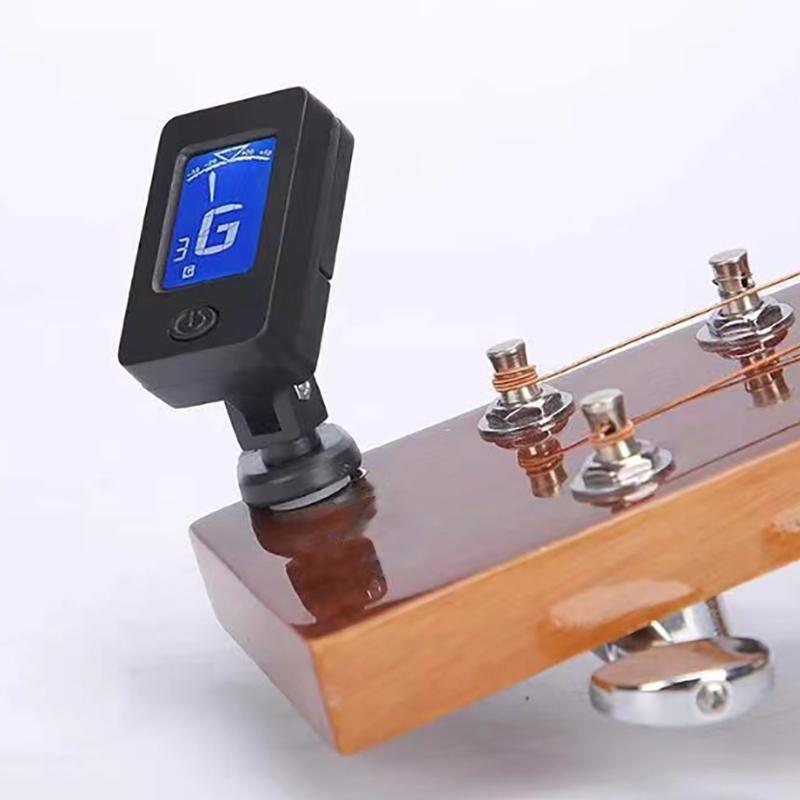 Digital Guitar Tuner with LCD Display for Guitar Bass Violin String Instrument