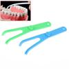 50M Dental Floss with Holder Teeth Cleaning Picks Reusable Replaceable Handle Stick Tool Threader for Braces
