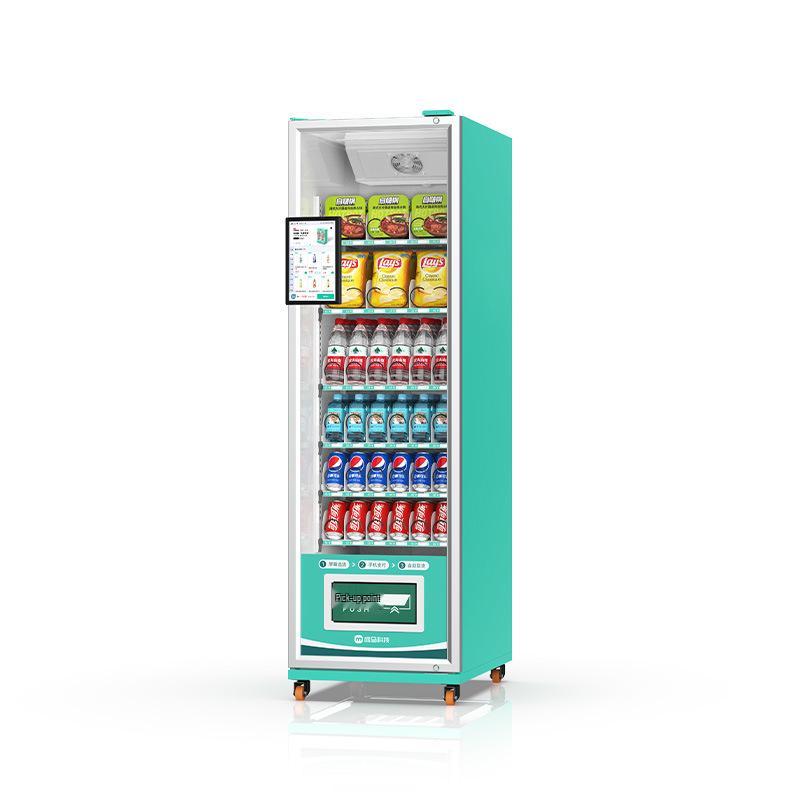 Zi Xi Zhong Xiang 24/7 AI Smart Snack & Beverage Vending Machine with Open Door Design