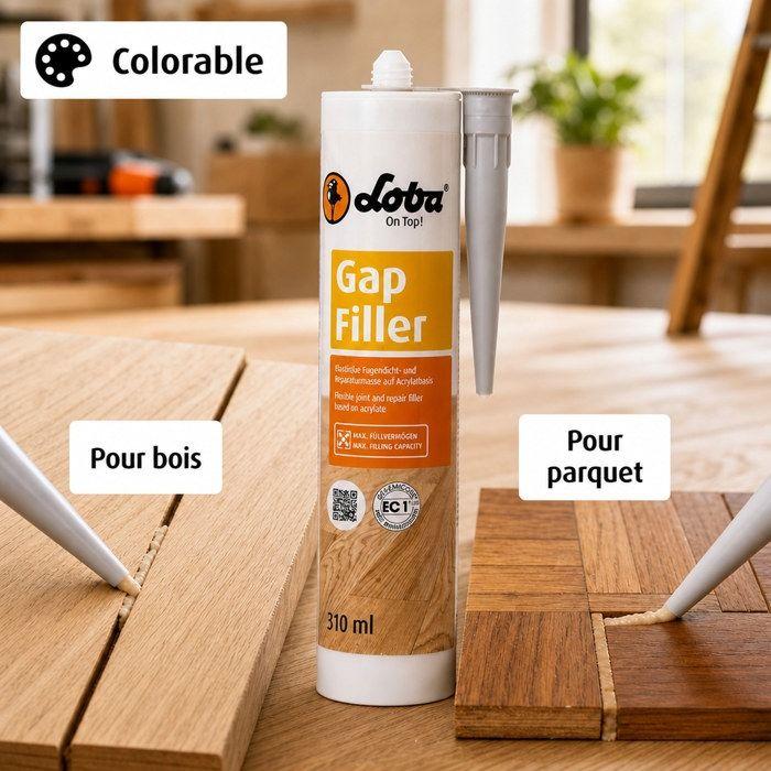 Mastic bois parquet, Mastic bois argenté, Mastic pour parquet, argenté