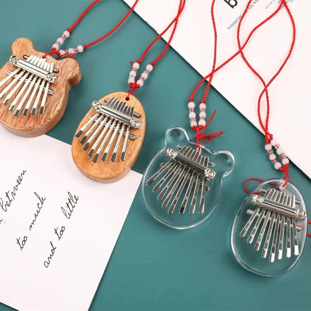 Piano Pendant 8 Key Finger Thumb Piano Kalimba  Toddler Kid Child Valentines