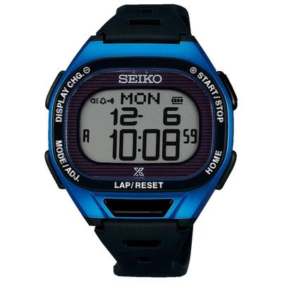 Prospex Super Runners S690 Solar Спортивные Часы Эксклюзив Магазина SBEF049 Ультратонкие Часы, (Синий металлик)