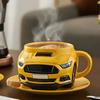 Creative Car Shaped Coffee Mug Stainless Steel Durable Handmade Automotive Mug Novelty Office Water Cup Unique Car Gifts