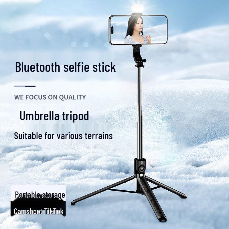 Портативная селфи-палка и штатив 1,7 м с Bluetooth-пультом для прямых трансляций