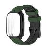 Защитный чехол + силиконовый ремешок для Xiaomi Redmi Watch 5 Active / 5 Lite, полноэкранный, мягкий ТПУ-корпус, дышащий спортивный ремешок