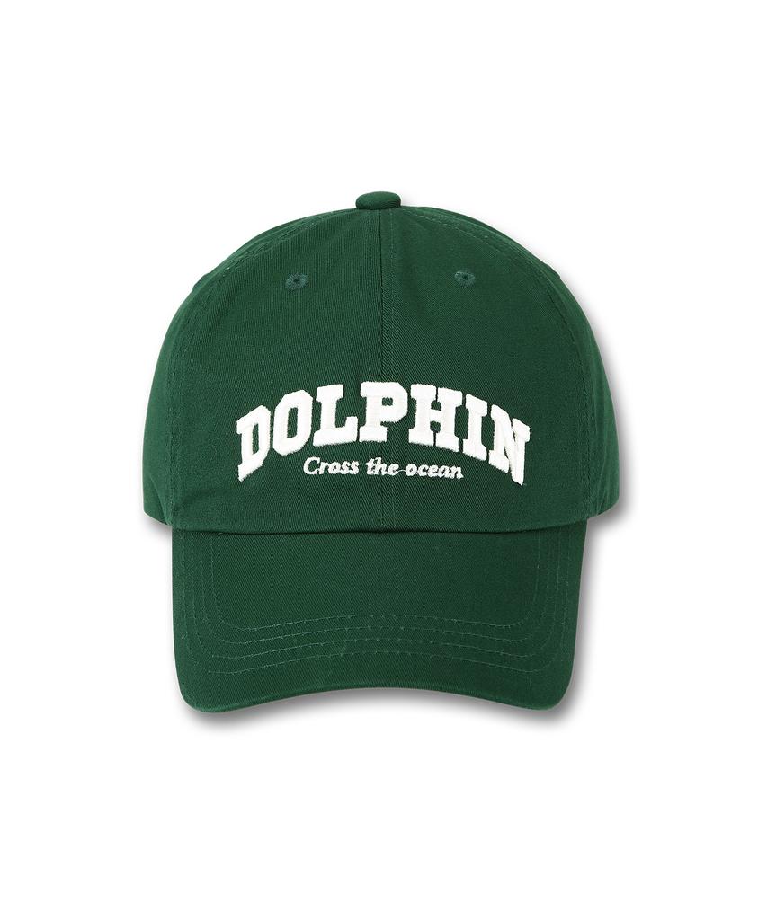 DOLPHIN WAVE APPAREL Кепка с аутентичным логотипом DOLPHIN, темно-зеленая