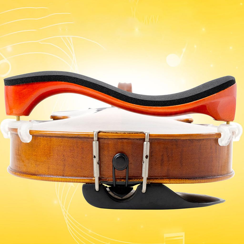 Comfortable Violin Shoulder Rest 4/4 Size Universal Violin Shoulder Rest Adjustable Violin Shoulder Pad Durable