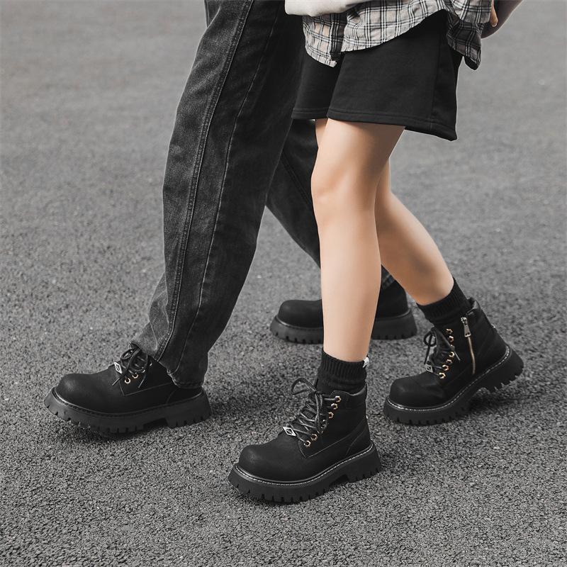 Ботинки Martin мужские на толстой подошве, зимние, бархатные, высокие, британского стиля, короткие, локомотивные, инструментальные 66621-P