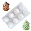Gift Cake Tools Silicone Chocolate Mold Christmas Decor Resin Mold Pine Cone Mould Cupcake DIY