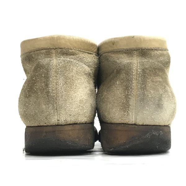 Винтажные замшевые дезерты Wallabee Burberrys, сделано в Японии, бежевые, размер 5.5 24.0 24.5(ИСПОЛЬЗОВАЛ)