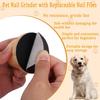 Generic Dog Nail File with 4 Pcs Replacement Frosted Sheets, Scratch Board Pad for Dog and Cat Nails Grinder