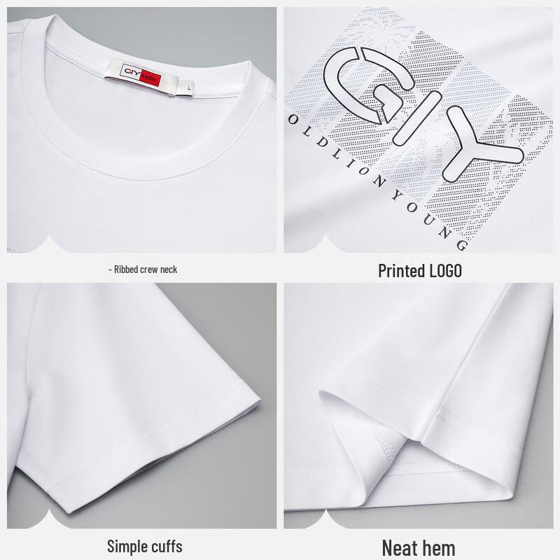 Goldlion Men's Casual Round Neck Short Sleeve T-Shirt