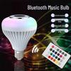 Светодиодная лампочка Bluetooth-динамик с 24-цветным пультом дистанционного управления, Plug & Play Ночник ZN-22