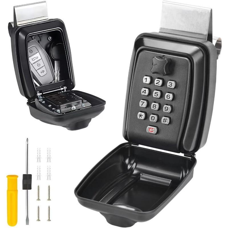 Замок на окно автомобиля Сейф Портативный сейф для ключей от машины Развлечение для езды на открытом воздухе Защита от воров Пароль Сейф