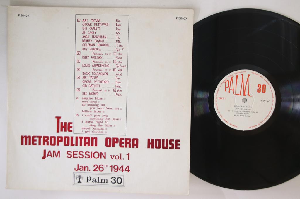 LP Record VARIOUS - Vol. 1 - The Metropolitan Opera Hou P3007 PALM 30 1971 Italy Jazz Used