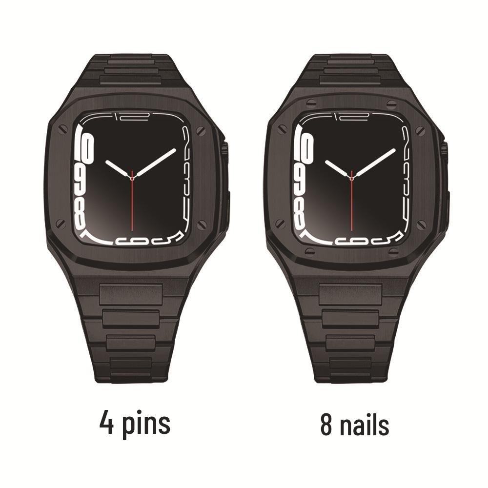 Совместимый набор модификаций Audemars Piguet для корпуса Apple Watch S9 с защитой для iWatch S7/8/9 41/44/45 мм