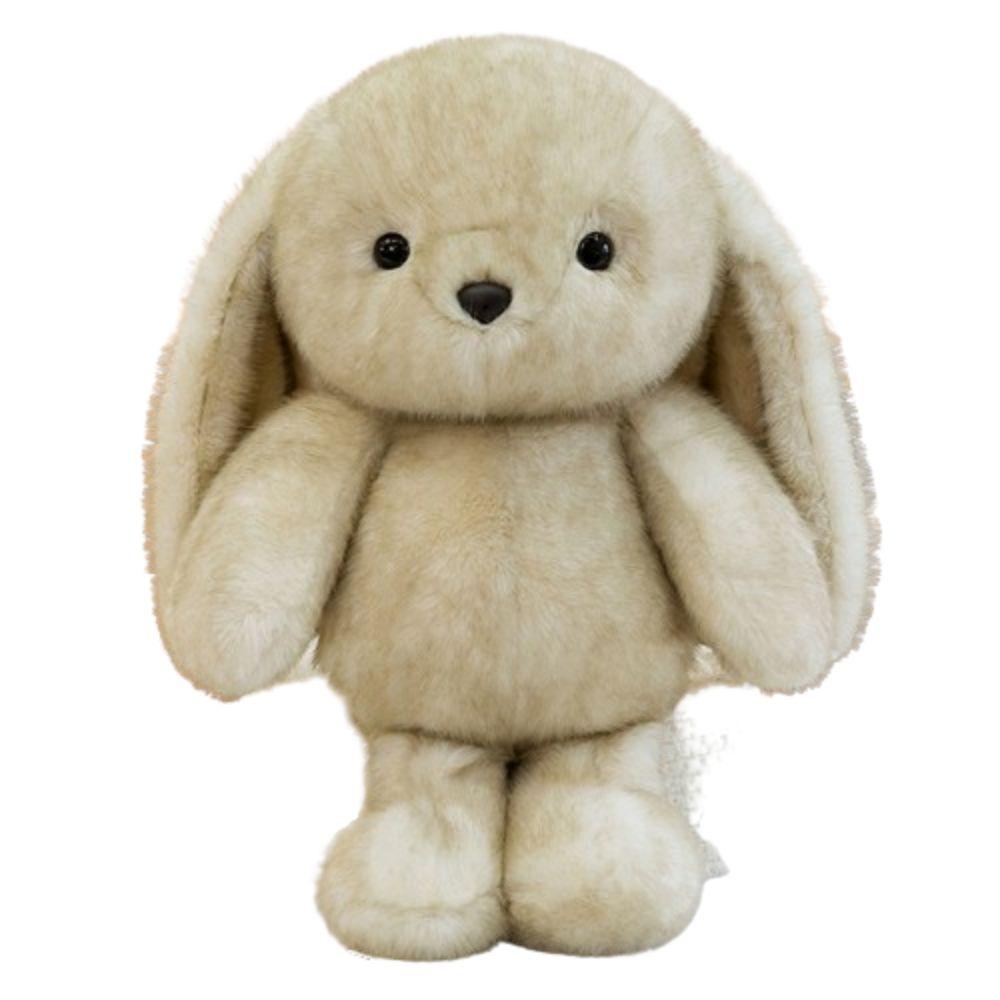 Fluffy Big Ear Rabbit Plush Toy Interactive Stuffed Animals Rabbit Toy Birthday Parties