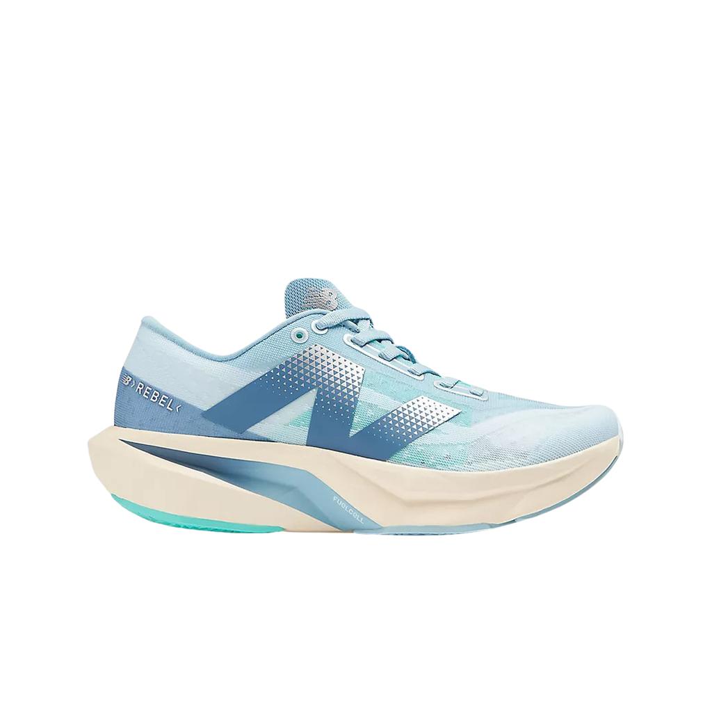(в) New Balance Fuelcell Rebel V4 Карьерно-синий Хромово-синий - D Широкий