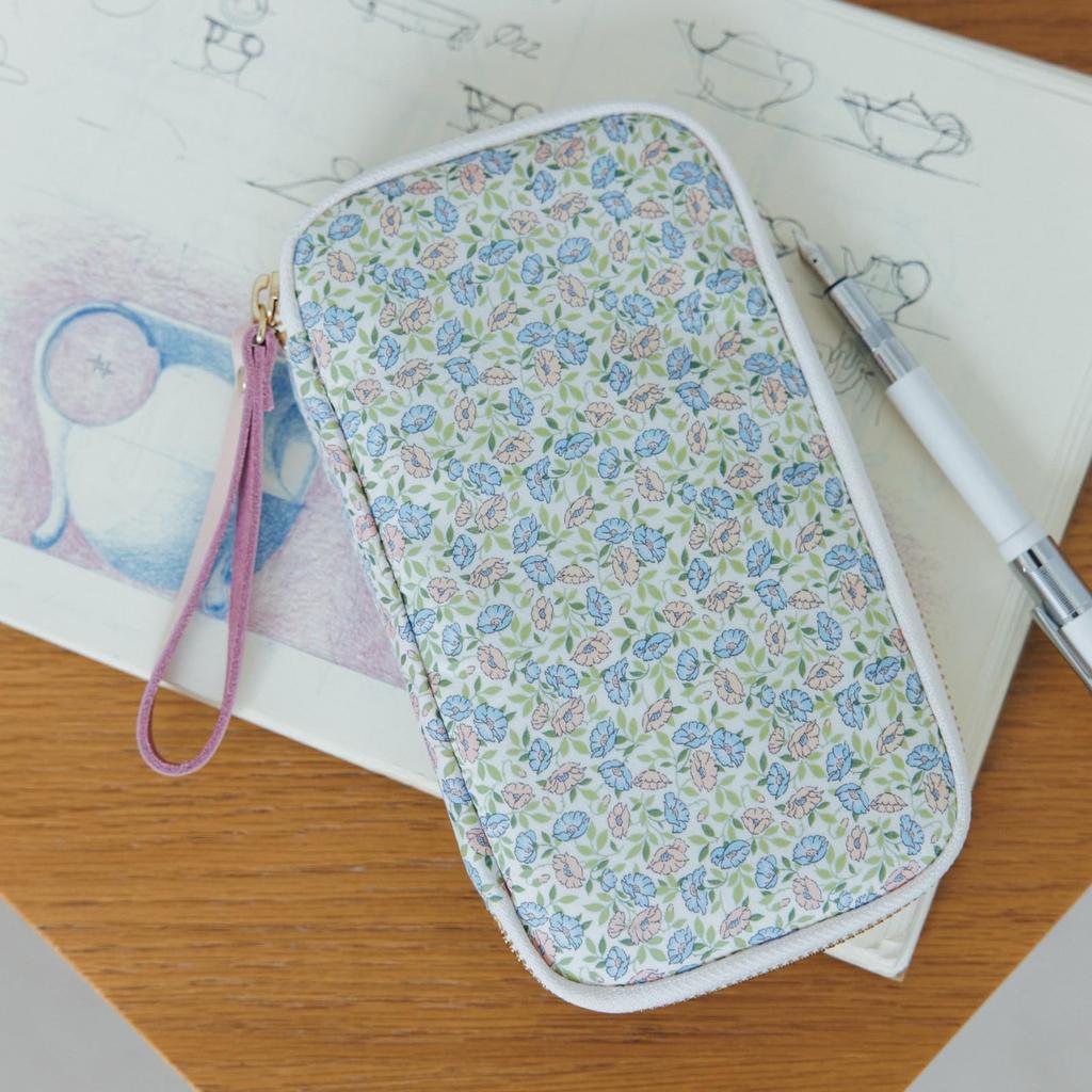 Hobonichi Маленький ящик ТКАНИ Косметичка Sasha Kiora/LIBERTY