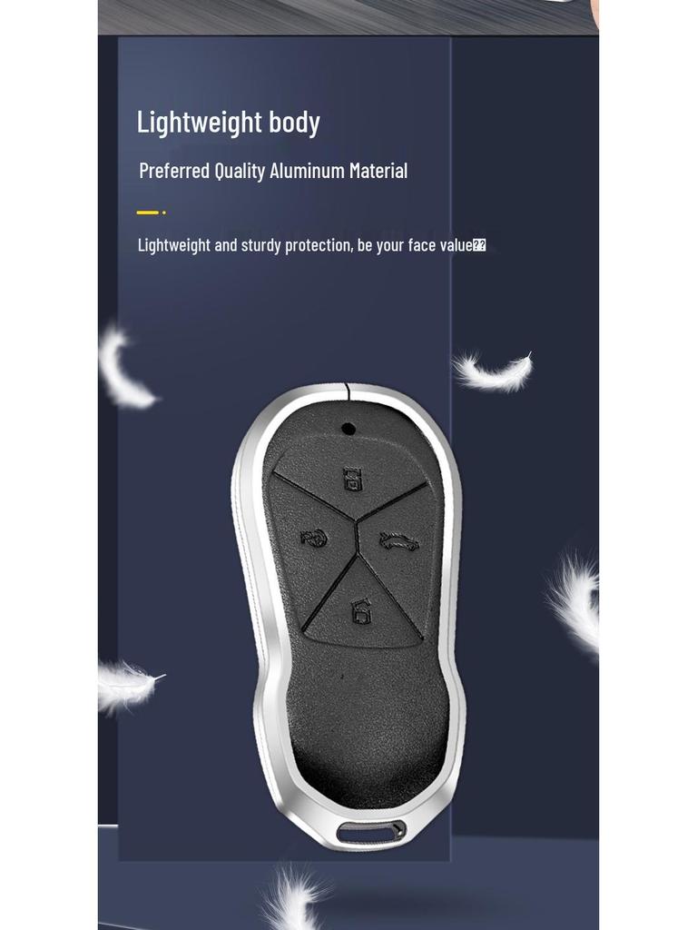 Compatible with XPeng P7i, G6, G9, P5, G3i key case - Premium Protective Shell with Buckle.