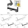 Simple Iron Door Hanger With Durable Load Support For Home Organization And Closet Use