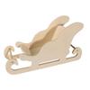 Wooden Santa's Sleigh Christmas Decoration 17.5 Cm