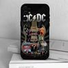 AD AC DC  Phone Case Black Silicone Soft For Samsung S25,S24,S21,S22,S23,S30,Ultra,S20,Plus,Fe,Lite