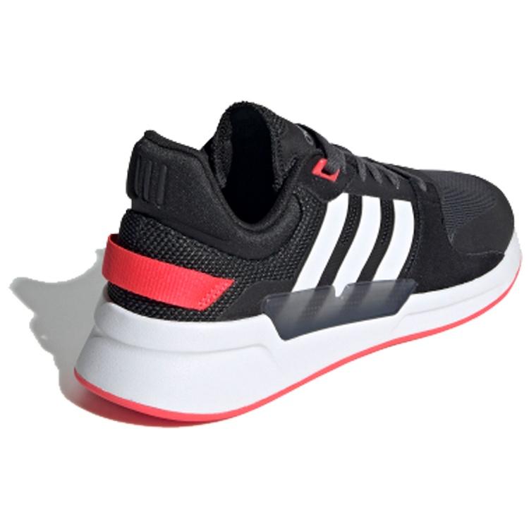 (WMNS) adidas neo RUN90S Sports Casual Shoes 'Black White Red' Women's EG8658