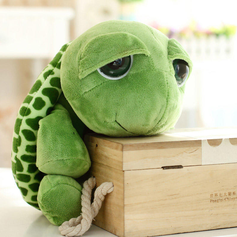 15cm Army Green Big Eyes Turtle Plush Toy Turtle Doll Turtle Kids As Birthday Christmas Gift New