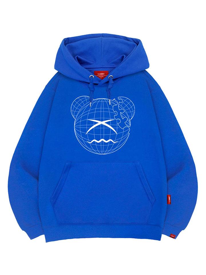 Худи с цепью унисекс большого размера M~4XL (Тип B)