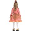 Sweet Vintage Plaid Scarecrow Dress Girls With Sunflower Applique Cosplay Costume School Performance