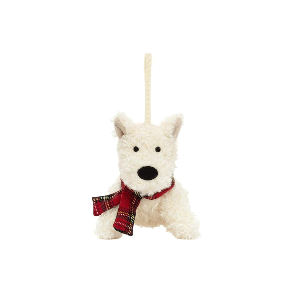 Jellycat Рождественская Монро Шотландский терьер Украшение Брелок Кукла Плюшевая Подвеска Высота сидя 11 см Высота