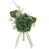 Elegant Artificial Rose Boutonniere Corsage with Delicate Craftsmanship Floral Brooch for Formal Gatherings Party