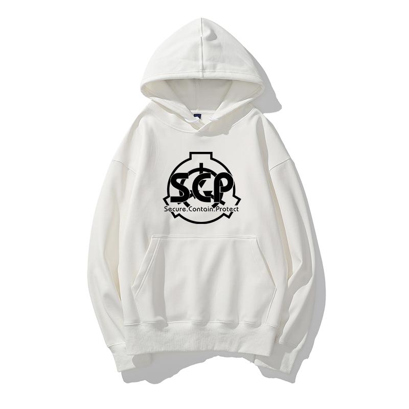 SCP аниме однотонная толстовка модная толстовка с длинными рукавами Высококачественная модная унисекс и женская толстовка повседневный пуловер с капюшоном y2K