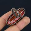 Медная проволока драгоценной камня рубеллита обернула кольцо ювелирных изделий Хандмаде для подарка