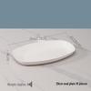 Large Round Disposable Dinner Plate - Thickened Rice Husk, Food-Grade, Ideal for Weddings & New Year Celebrations