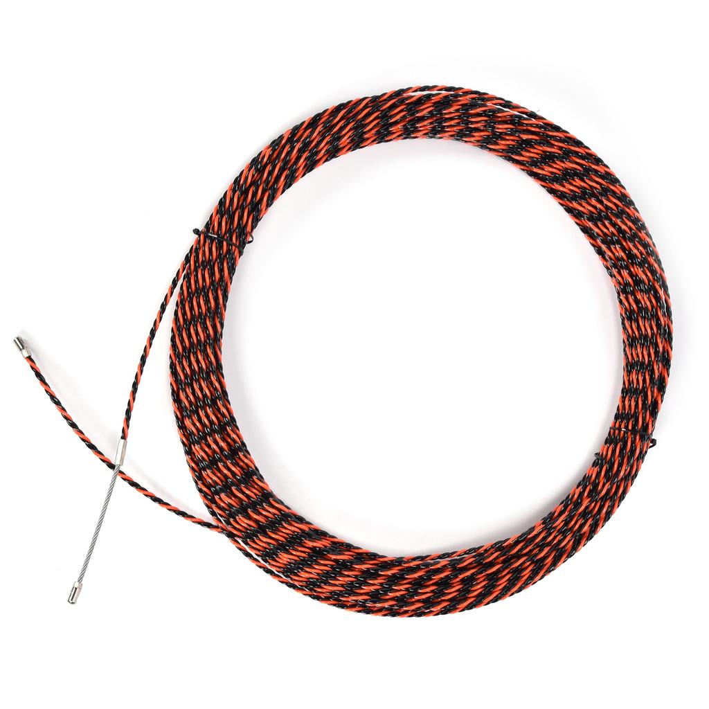 50м Стальной трос с пластиковым покрытием, устойчивый к коррозии, двухцветный, для лифта, крана, трактора